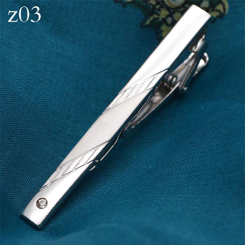 New Metal Silver Color Tie Clip For Men Wedding Necktie Tie Clasp Clip Tie Clips for Men Tie Bar Clip Regular Ties Necktie Wedding Business Tie Pin Clips Gentleman Ties Bar Elegant Men's Accessories
