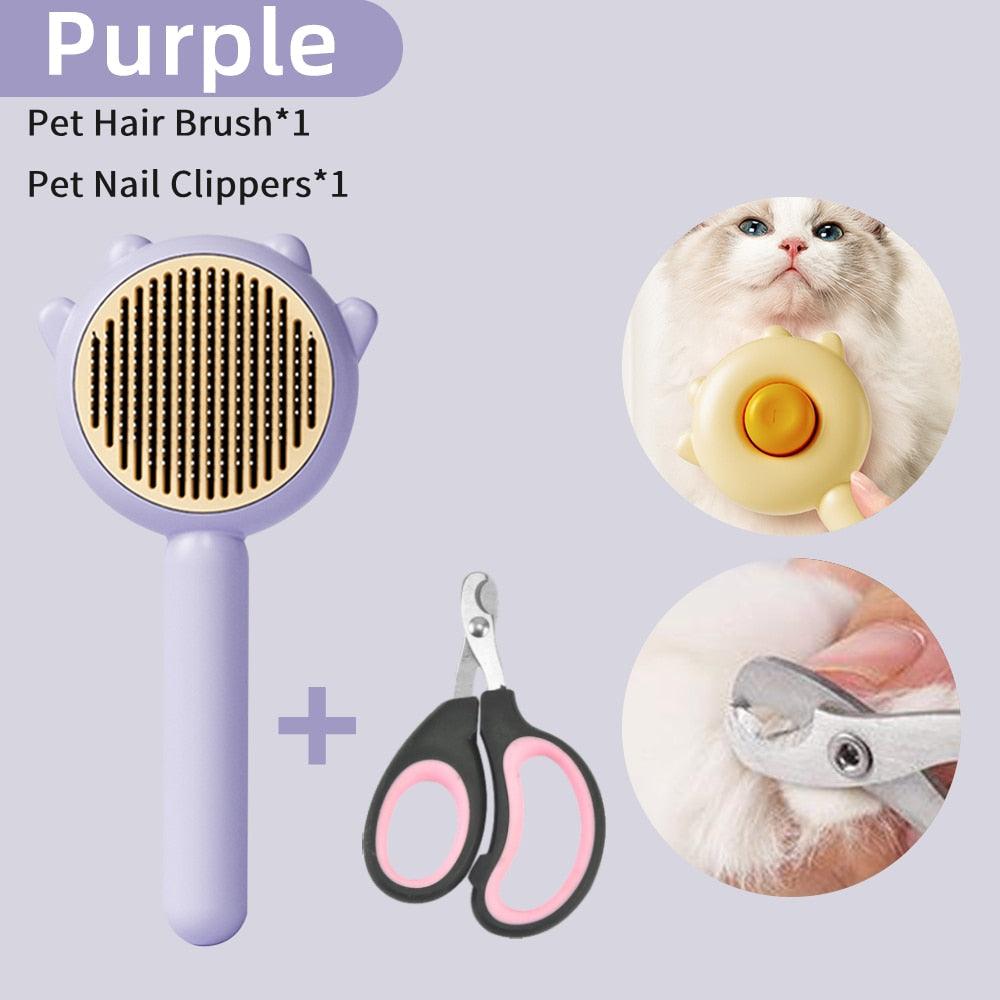 Cat Comb Massage Pet Magic Combs Hair Removal Cat and Dog Universal Needle Brush Pets Grooming Cleaning Remove Supply Care Set Pet Hair Cleaner Brush for Dogs Long or Short Hair Cats Pet Massage Brushes (Copy)