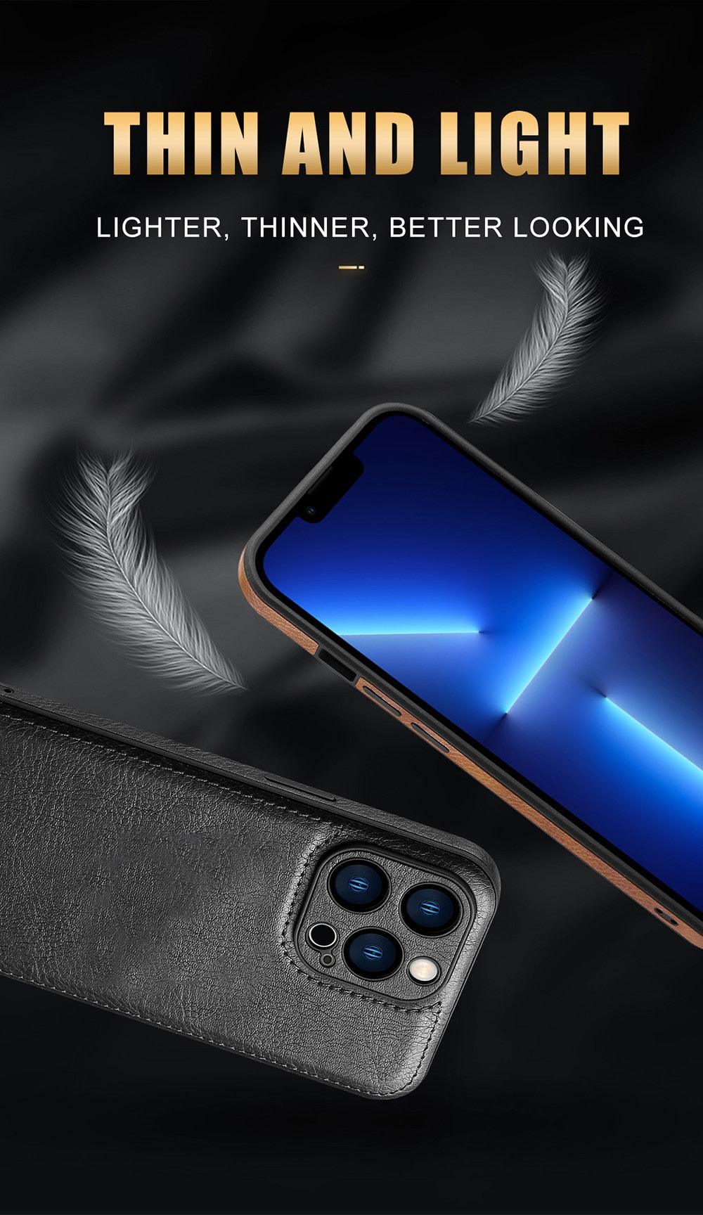 Luxury PU leather Phone Case For iPhone 14 13 Pro Max 12Pro 11Pro Max 13 12 Pro XS MAX XR X SE 7 8 plus Fashion Back Cover Leather Back Case for iPhone 14 Pro Shockproof Cover for iPhone