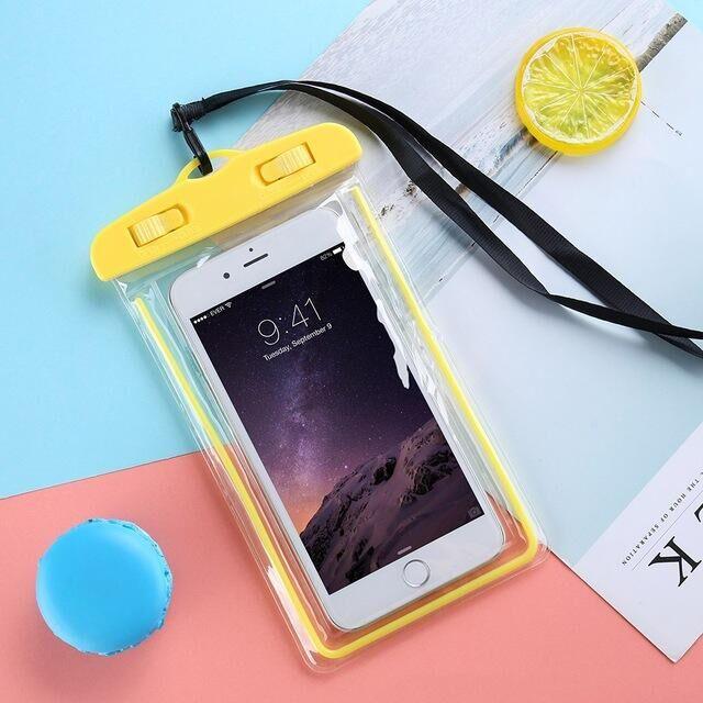 Water Proof Cases For iPhone 12 Cover Pouch Cases For iPhone XS MAX 8 7 6 s Plus Universal Waterproof Case Universal Waterproof Cell Phone Bag/Holder for iPhone Case & Strap