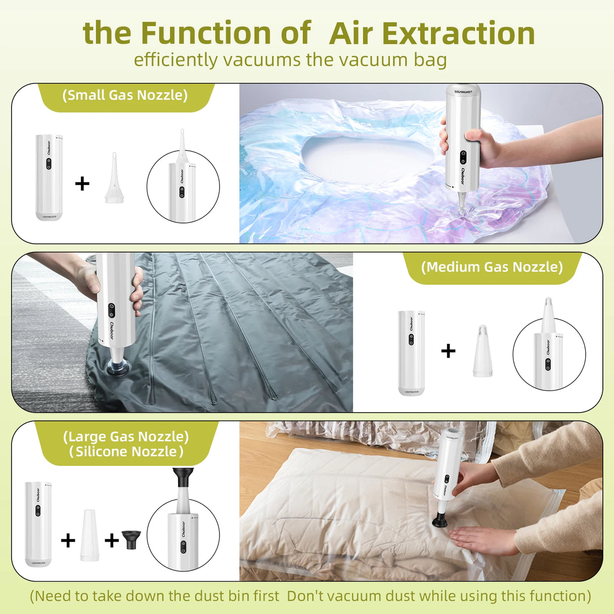 Chuboor Car Vacuum Cleaner 13000Pa Powerful Wireless Cleaner Strong Suction Handheld Car Cleaning Portable Home Appliance