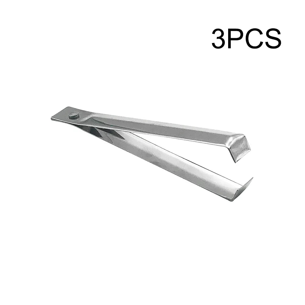 Stainless Steel Garlic Peeler, Hair & Feather Remover Kitchen Tool