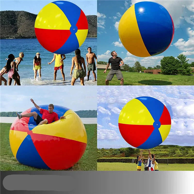 Giant Inflatable Pool for Outdoor Recreation
