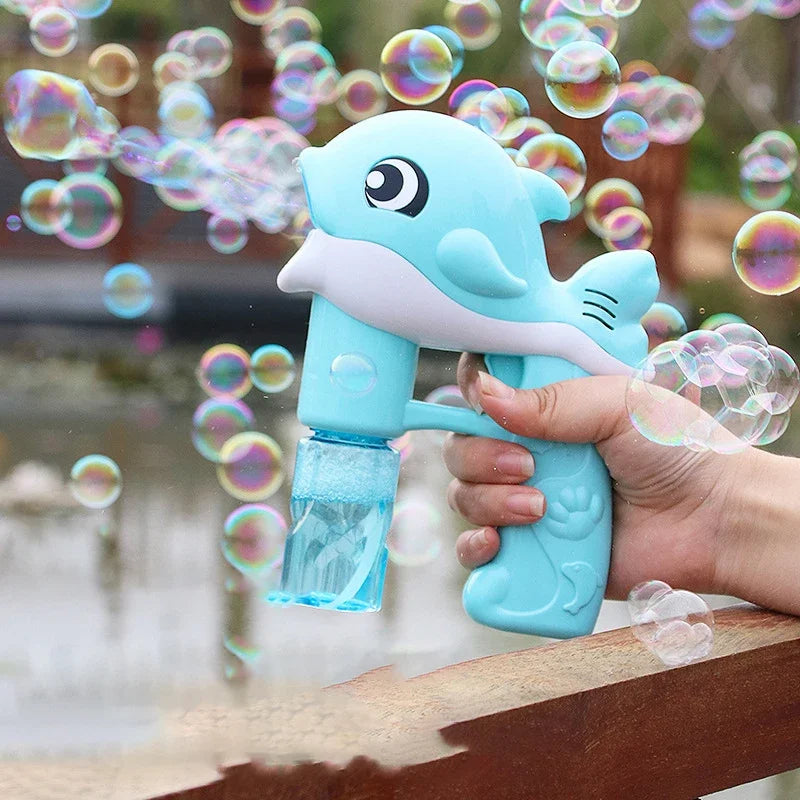 Colorful Bubble Magic Electric Soap Dispenser for Outdoor Play