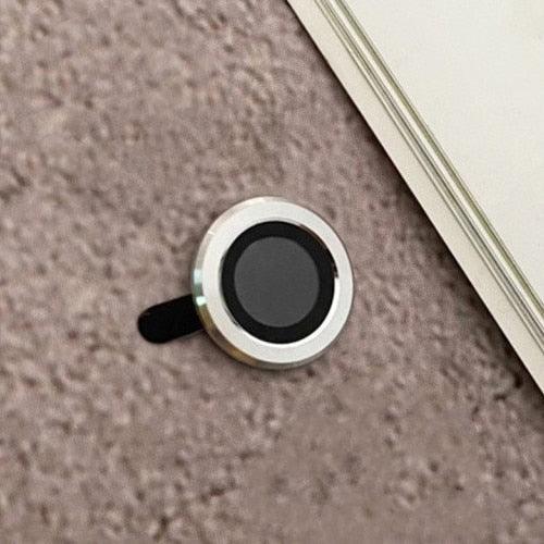 Camera Lens Ring For iPhone 13 14 12 Pro Max Mini Full Cover Metal Ring Tempered Glass On iPhone13pro Back Screen Protector Camera Tempered Glass Protective Film Aluminum Alloy Camera Lens Cover