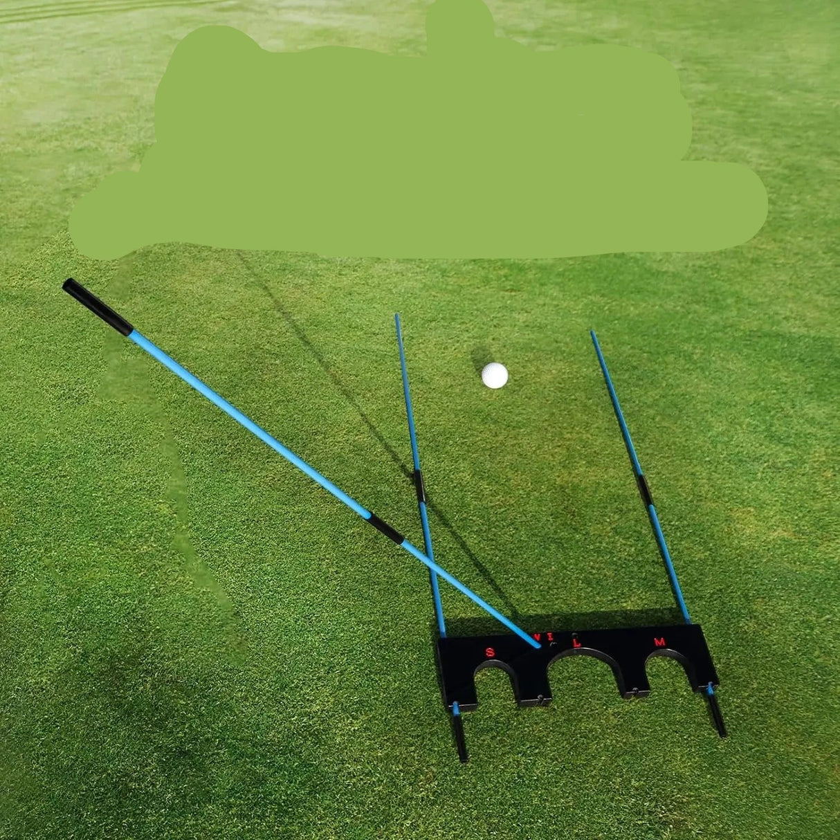 Golf Training Aid Alignment Gate 6 Sticks 5 Angles