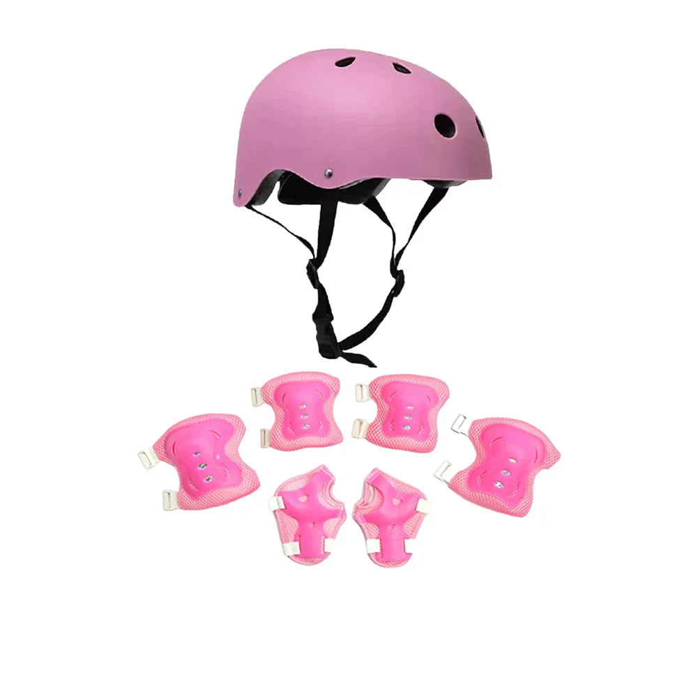 Breathable & Shock-Absorbing Knee Pads & Helmet