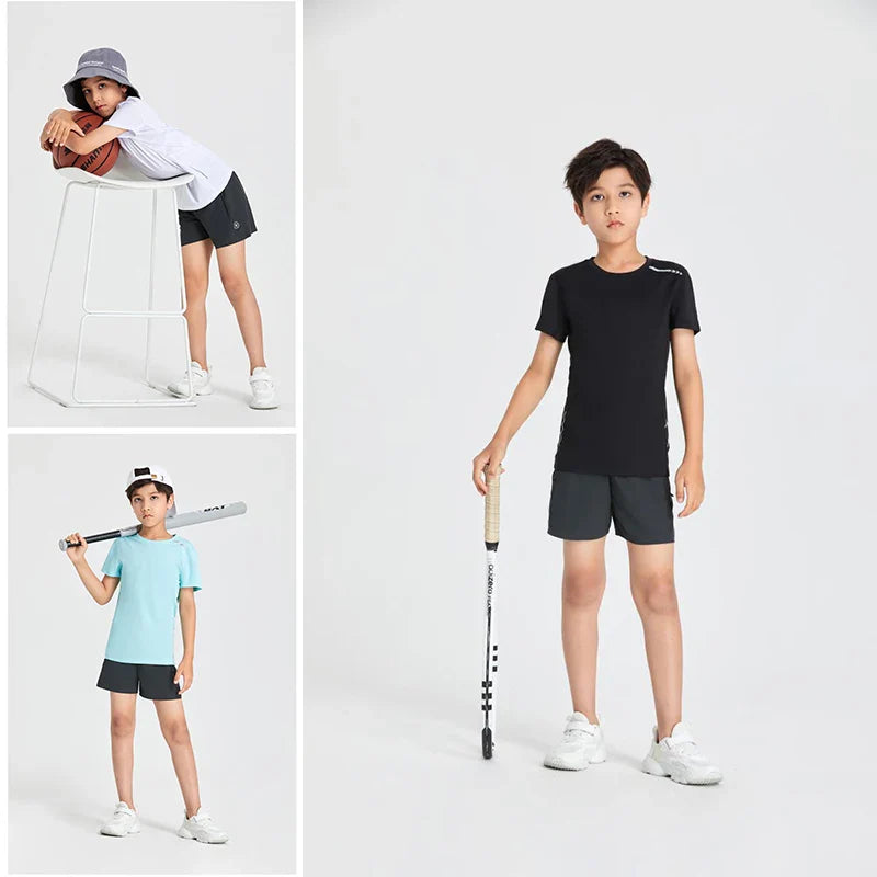 Lightweight Breathable Kids' Running Tee