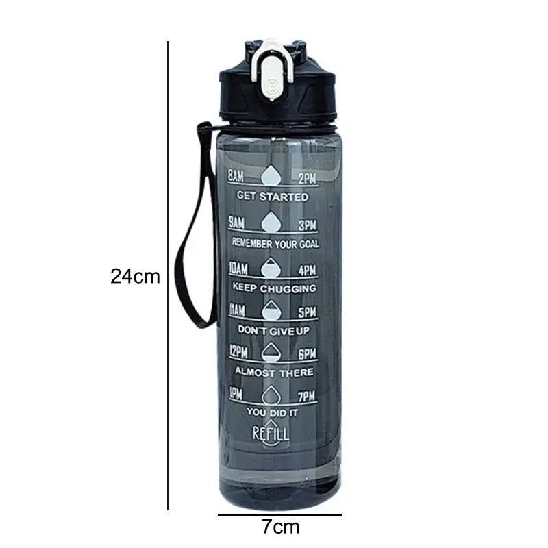 Colorful Portable Sports Bottles for On the-Go Hydration