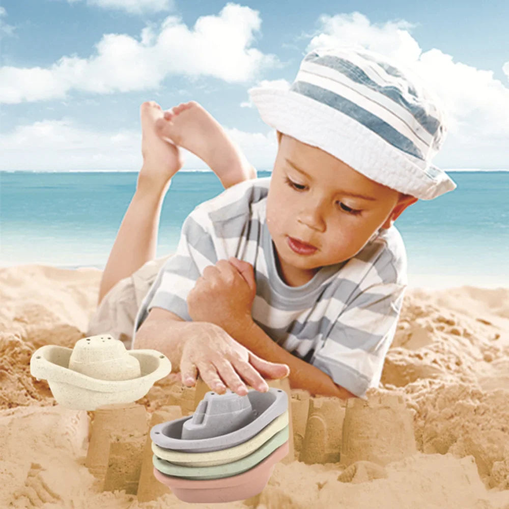 Learning Through Play Colorful Floating Ship for Kids