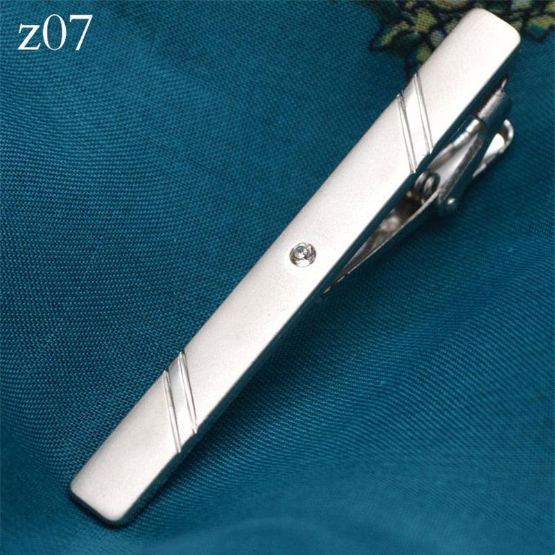 New Metal Silver Color Tie Clip For Men Wedding Necktie Tie Clasp Clip Tie Clips for Men Tie Bar Clip Regular Ties Necktie Wedding Business Tie Pin Clips Gentleman Ties Bar Elegant Men's Accessories