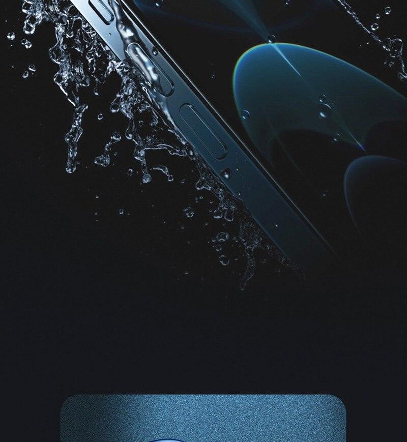 4PCS Full Cover Protective Glass For iPhone 13 12 11 Pro Max Screen Protector For iPhone 6 7 8 Plus X XR Xs SE 2020 Mini Glass Full Glue Big Curved Edge Flexible Tempered Glass for iPhone