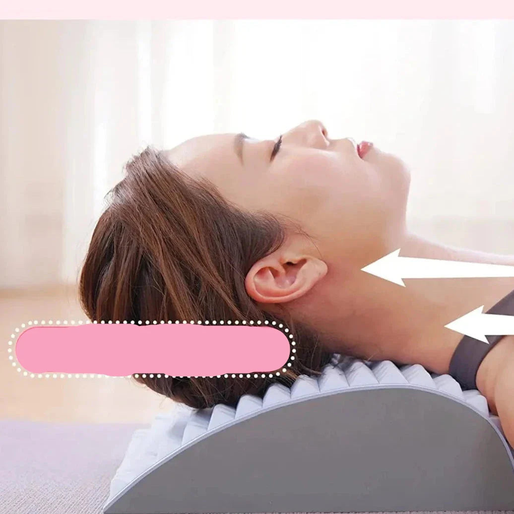 Relax and Rejuvenate Massaging Back Stretcher Pillow