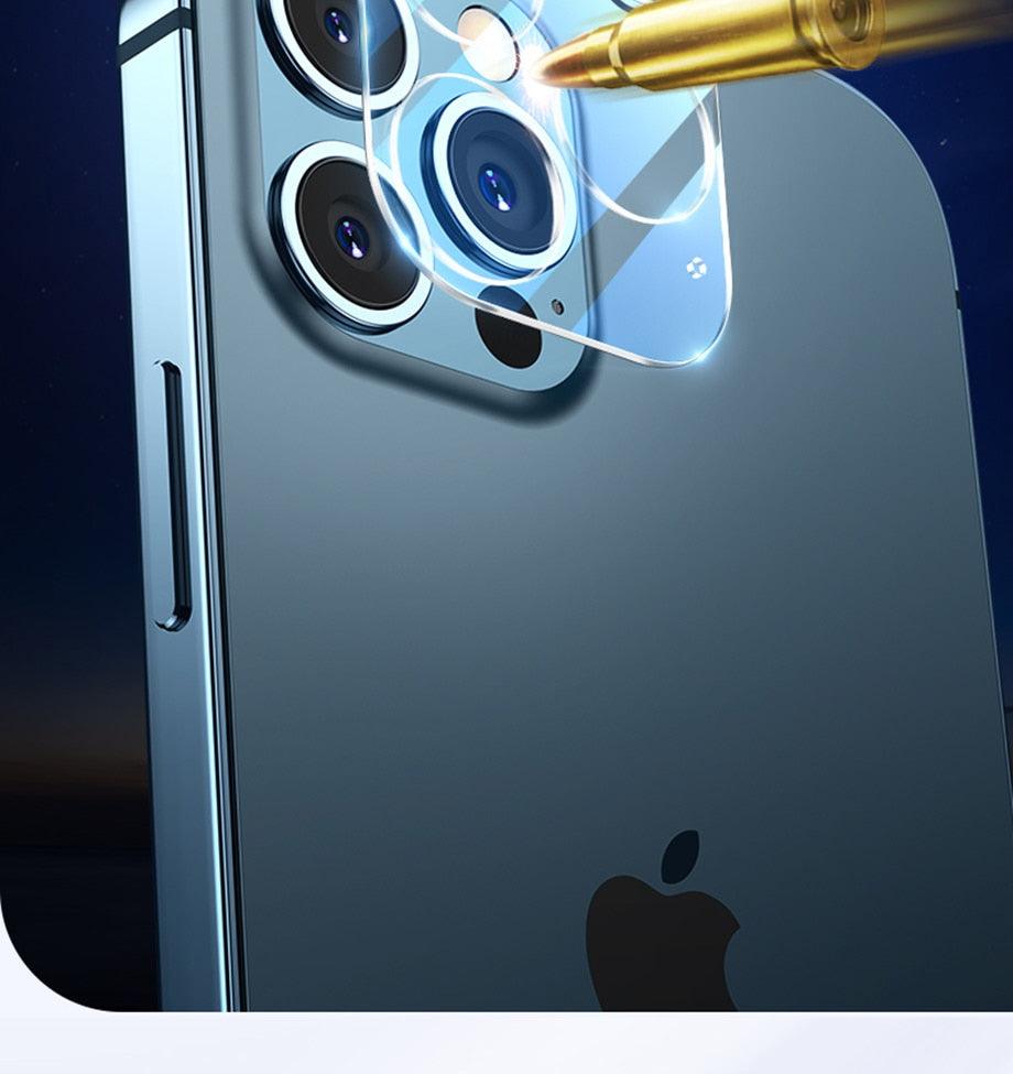 4Pcs Full Cover Protective Glass for Iphone 14 11 12 13 Pro XS Max Camera Protector for Iphone X 11pro Max 12 13 Mini Lens films Glass Camera Lens Protector For iPhone