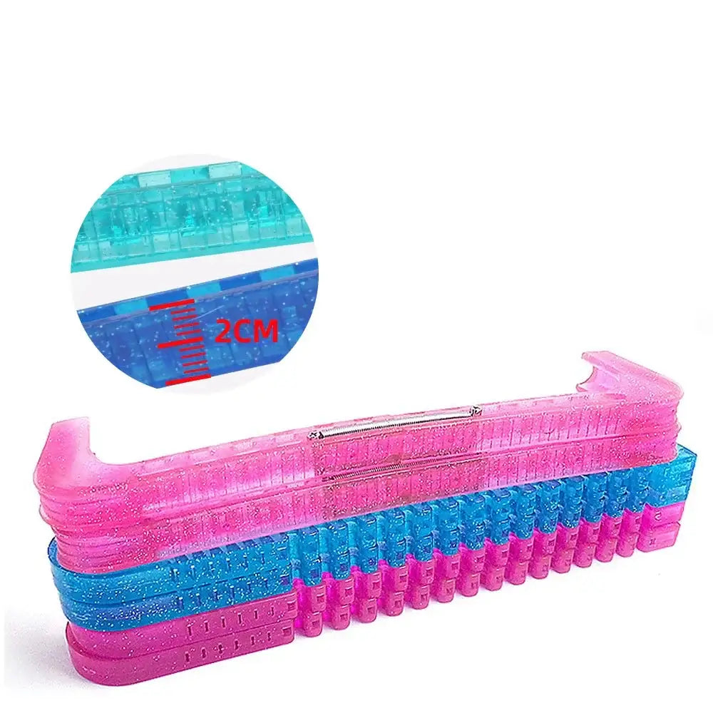 Ice Skate Blade Covers Soft Plastic Protectors for Women Men Youth and Kids