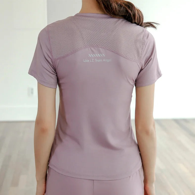 Quick Dry Yoga Top Perfect for Running Training and Yoga