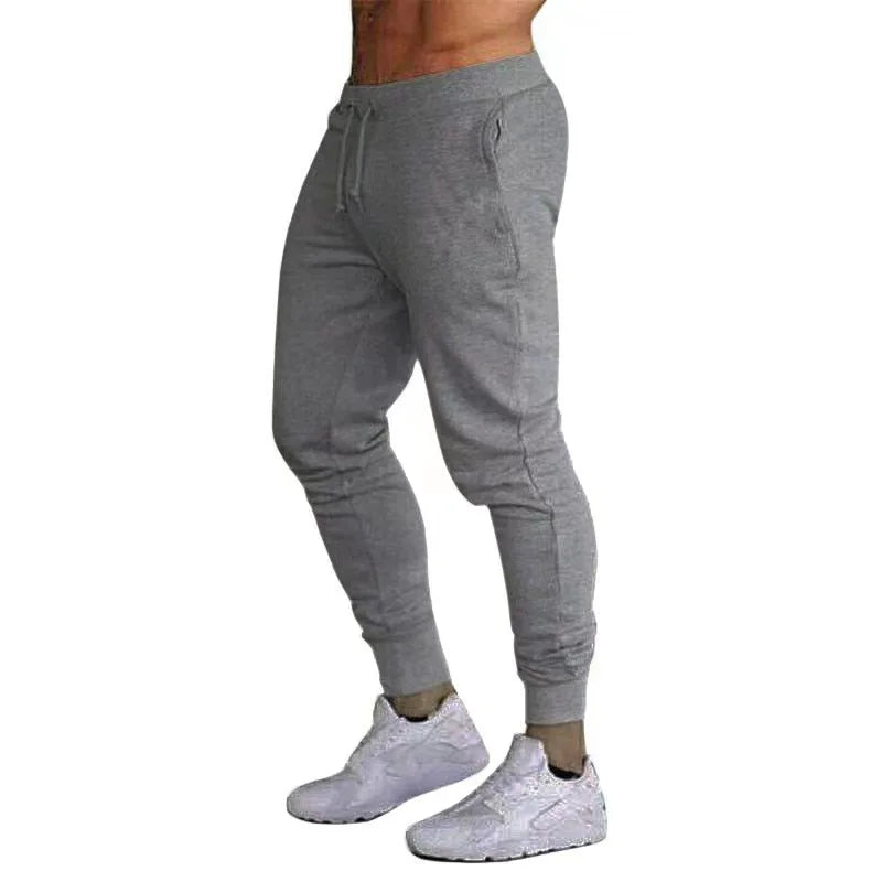 Men's Gray Fitness Joggers