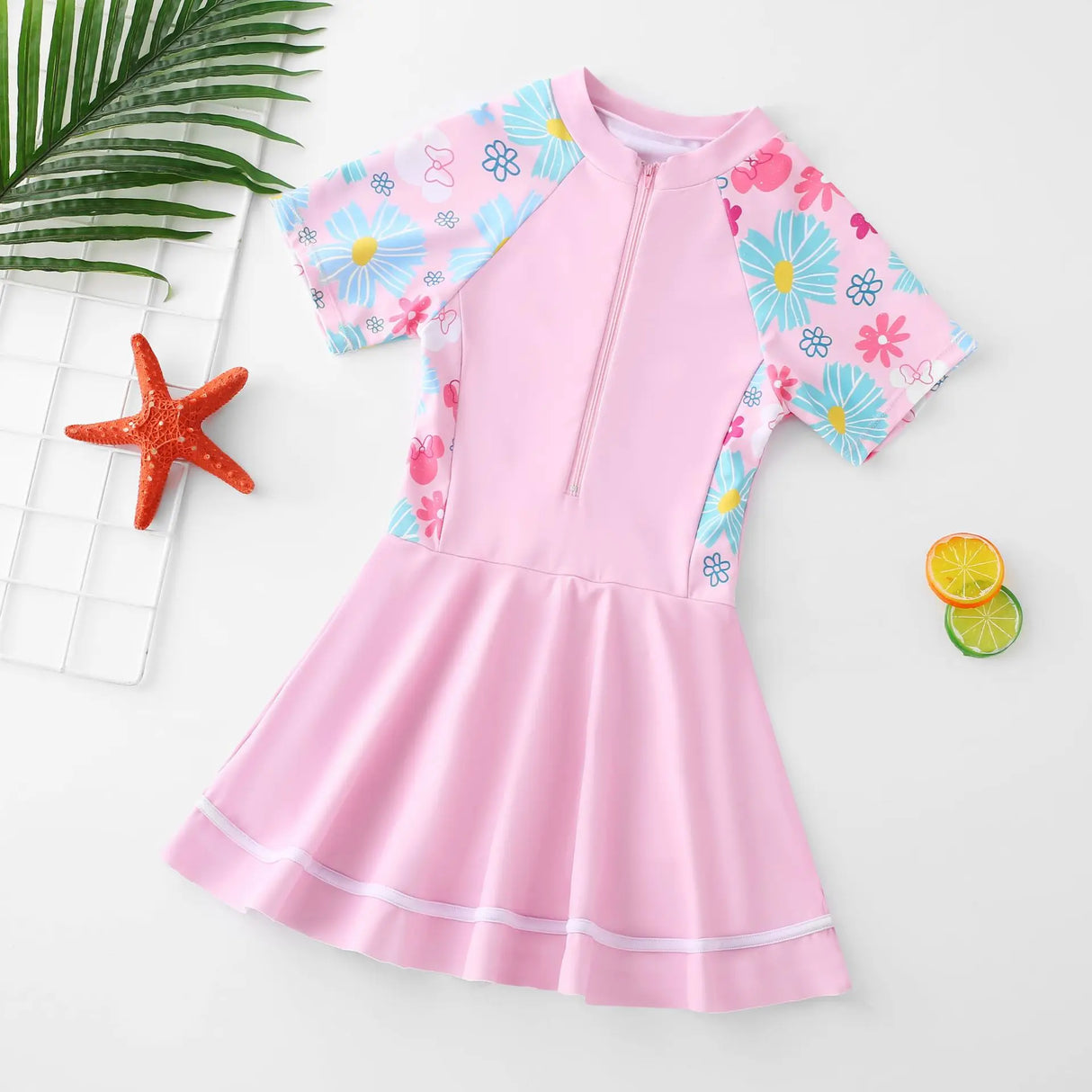 Girls' One Piece Swimsuits Sizes Medium and Large