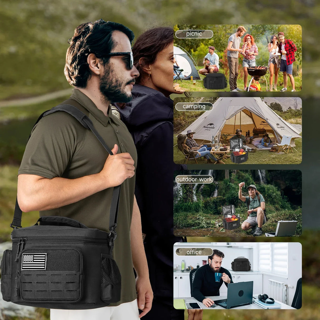 Leakproof Cooler Bag for Camping and Picnics