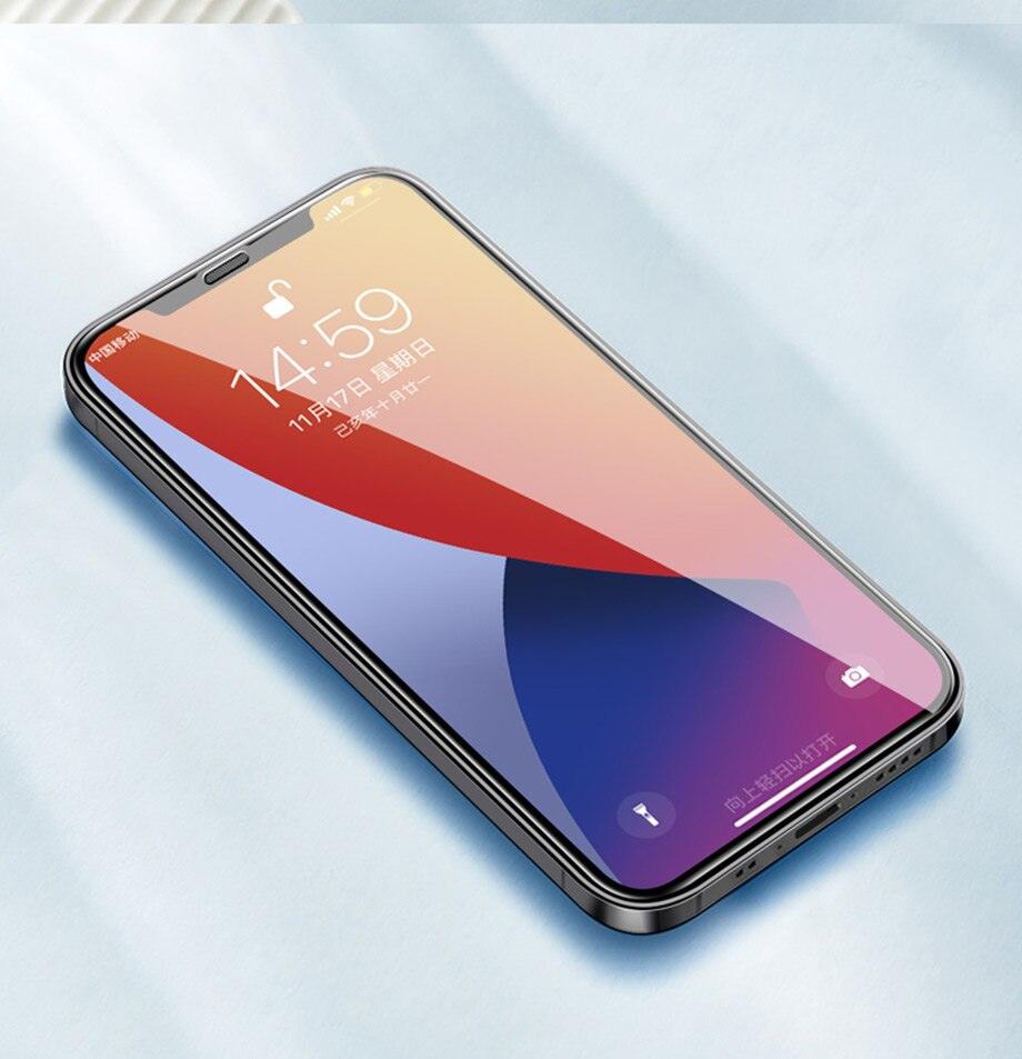 9D Full Cover Glass Screen Protector for IPhone 11 Pro Max 14 12 X s XS XR Tempered Glass on IPhone 13 Mini 7 8 6S Plus SE Film Tempered Glass Screen Protector Compatible for iPhone
