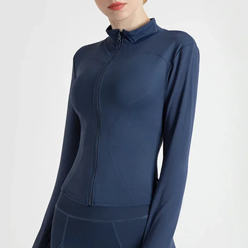 Women's Lightweight Zip Up Workout Jacket