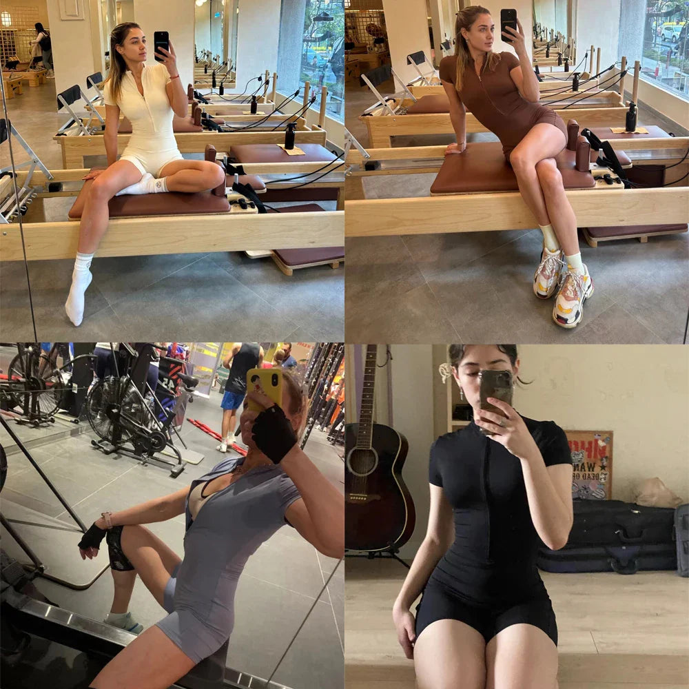 Winter Workout Wear Cozy Jumpsuit