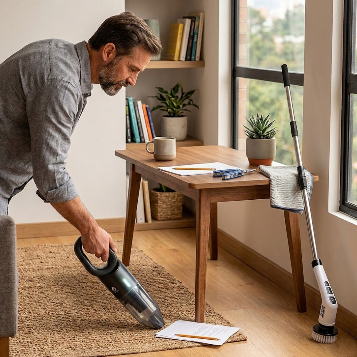 π‘ Ultimate Cleaning & Multi-Tool Bundle β Cordless Rechargeable Power Scrubber, Pursonic Handheld Vacuum & 11-in-1 Multifunction Tool! π οΈβ¨