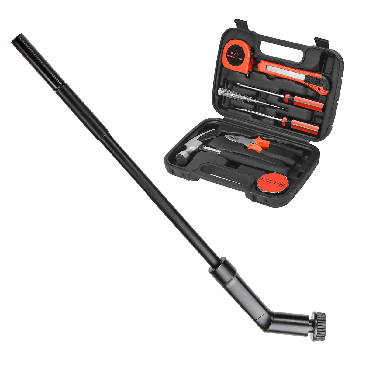 Pursonic Rechargeable Electric Scrubber & Handy Solutions 9-Piece Tool Kit Home Cleaning & Repair Bundle by Pursonic