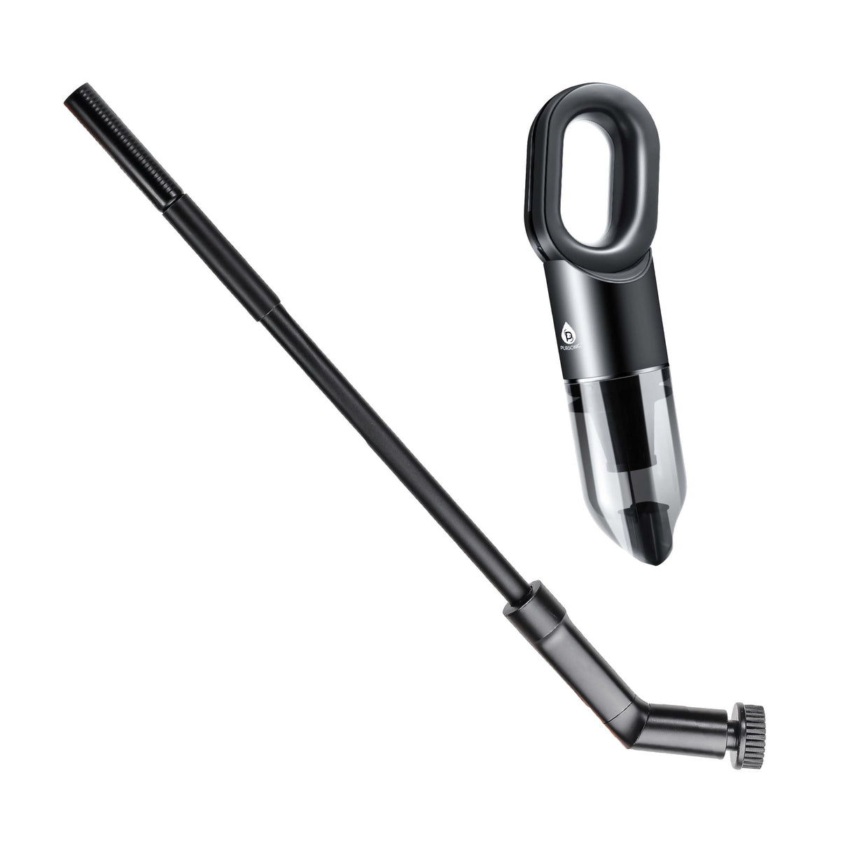 Pursonic CleanMax Duo Bundle: USB Rechargeable Cordless Handheld Vacuum Cleaner + Electric Scalable Scrubber Brush by Pursonic