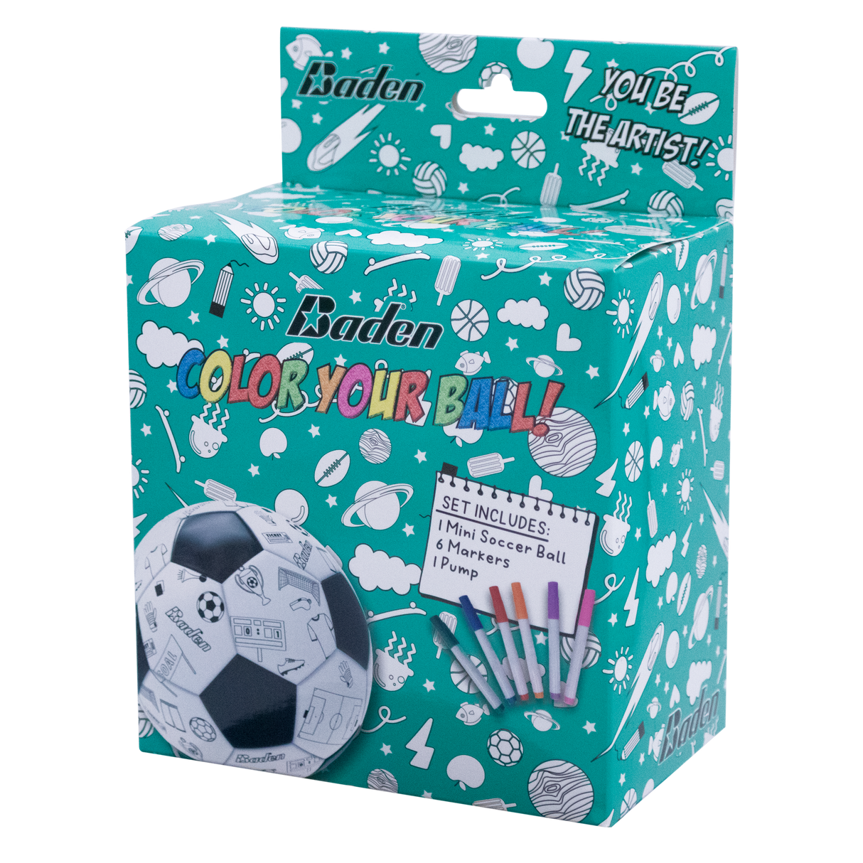 Color Your Own MINI SOCCER Ball