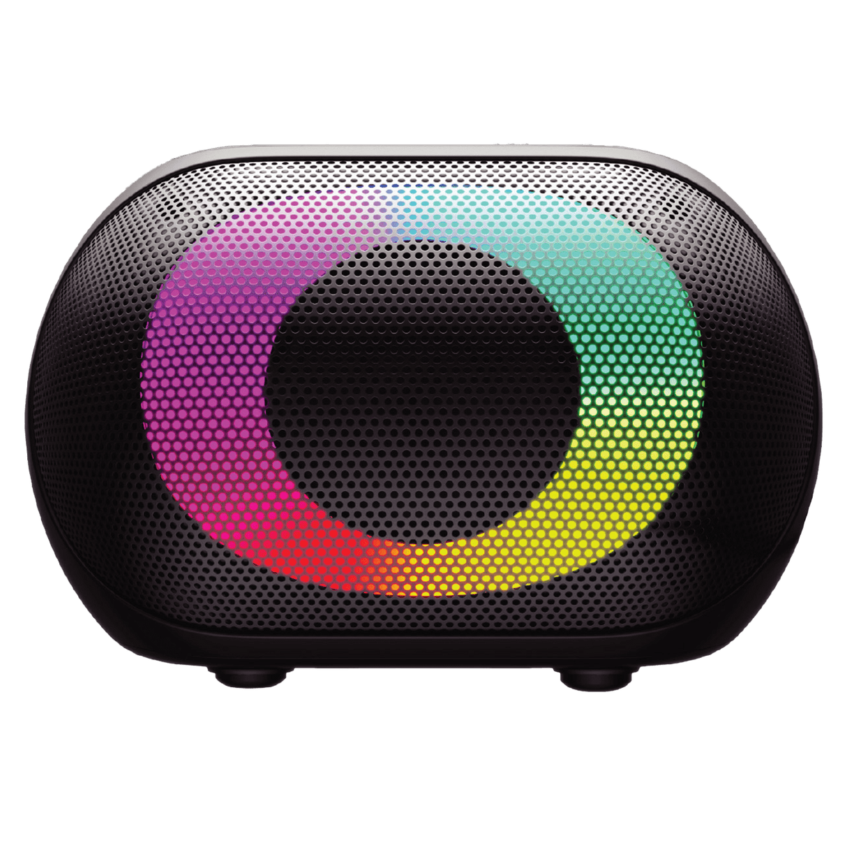 Sway Halo Led Ipx5 Splash Resistant Bluetooth Speaker 10w 10W Bluetooth Portable Speaker - Black