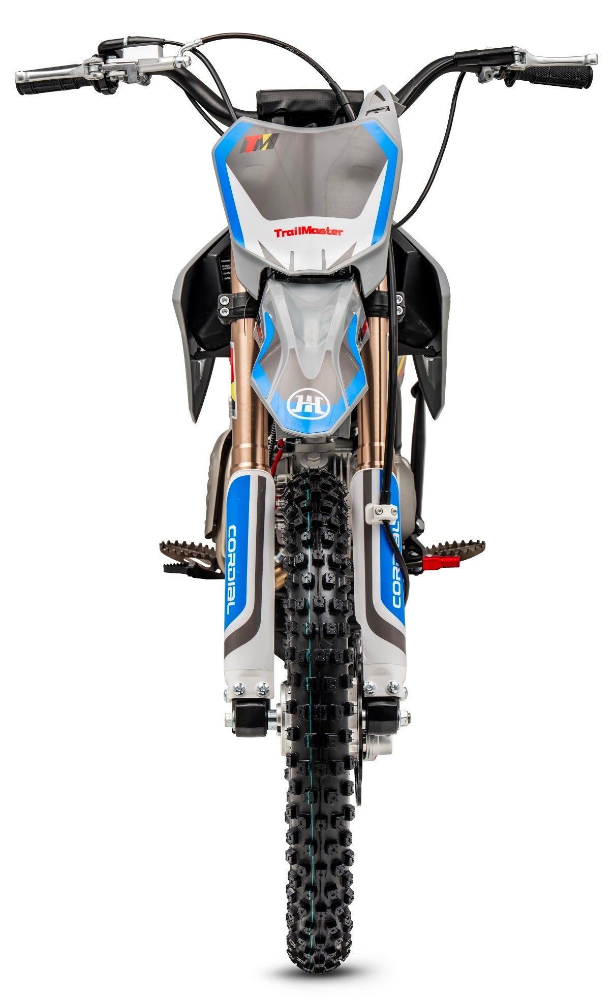 TrailMaster SX125 Pro Series Dirt Bike, Electric Start, 4-Speed Manual, Dual Disc Brakes, (19/16) Wheels