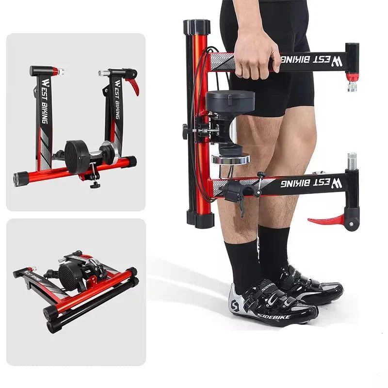 Level Up Your Indoor Cycling 6-Speed Magnetic Bike Trainer