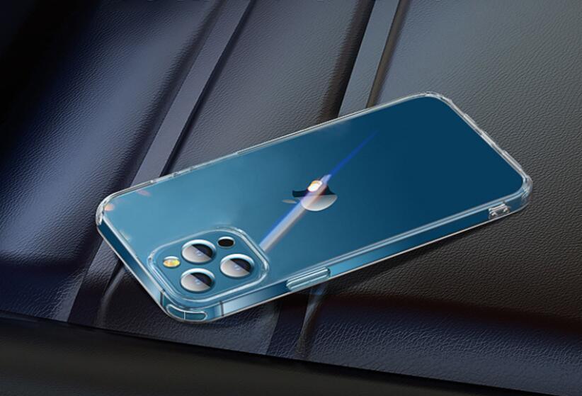 Ultra Thin Clear Soft Silicone Phone Case For iPhone 14 13 12 11 Pro Max XS X XR 7 8 Plus Mini Shockproof Protect Cover Crystal Clear Anti-Scratch Case Protect the Camera Lens Shockproof Bumper Cover Phone Case