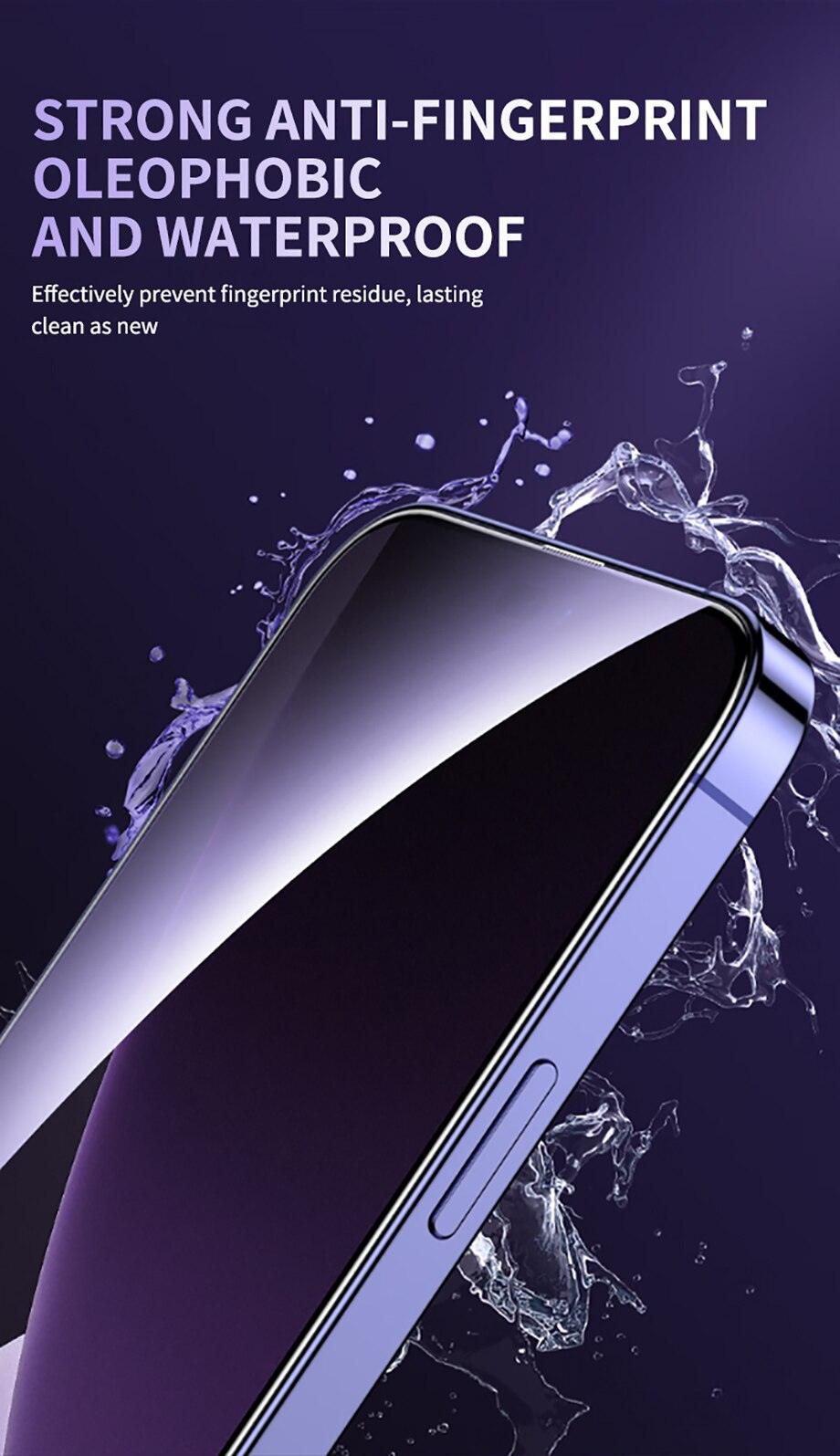 40D High Quality Full Cover Screen Protector For iPhone 14 13 12 11 PRO MAX Tempered Glass For Iphone XS XR X14 13 12 Mini Plus Tempered Glass Screen Protector Compatible For iPhone