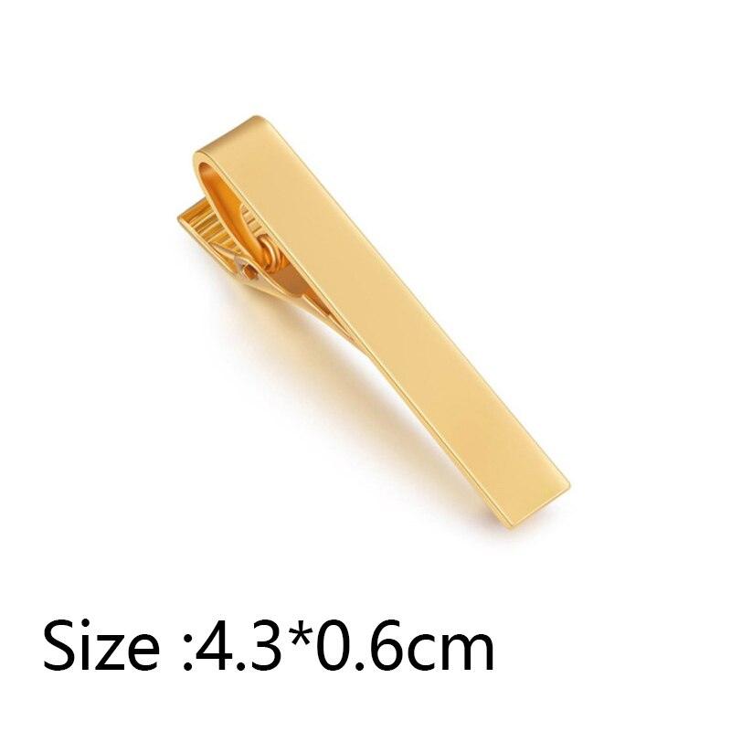 Simple Tie Clip Men Metal Copper Necktie Bar Clip Gold Silver Black 3 Bright Colors Best Gifts For Your Father Lover And Friends Simple Classic Bar Clasp Practical Necktie Accessories Fashion Men Tie Clips Luxury Clothing Jewelry