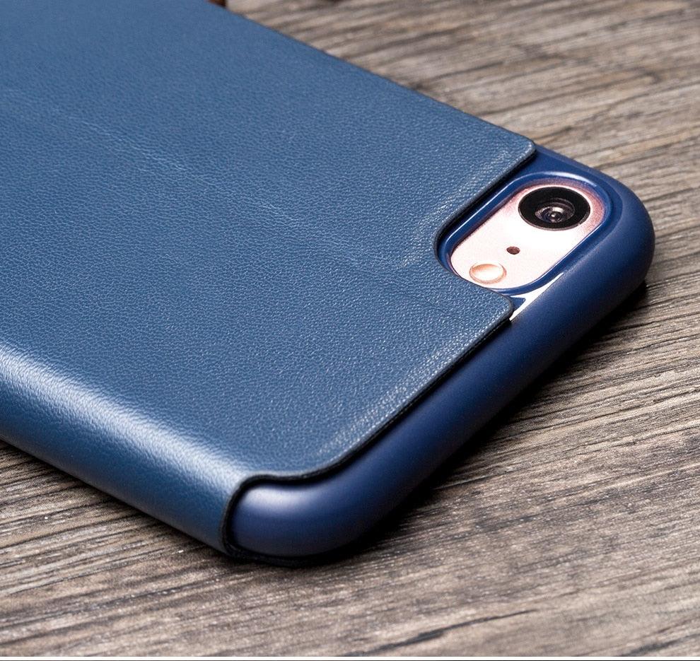 Ultra Thin Slim Case For iPhone 13 12 Case 6S 7 8 Plus X XR XS Max Flip Leather Cover For iPhone 12 11 Pro Max Case Leather Extra Slim Phone Case With Stand Function