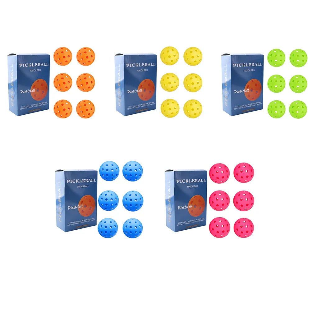 6 Pack PE Material Golf Hole Balls High Elastic for Training