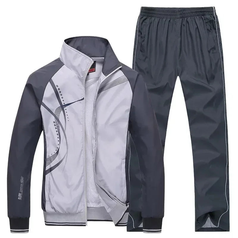 Perfect for Spring Autumn Men's 2 Piece Set