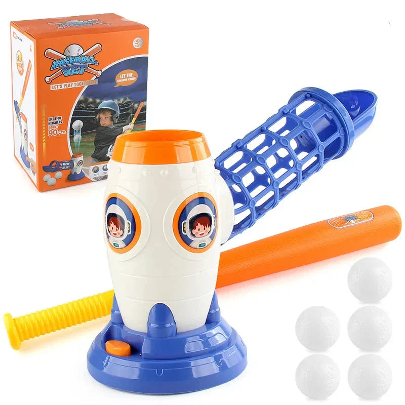 Kids Outdoor Baseball Training Set Pitching Machine