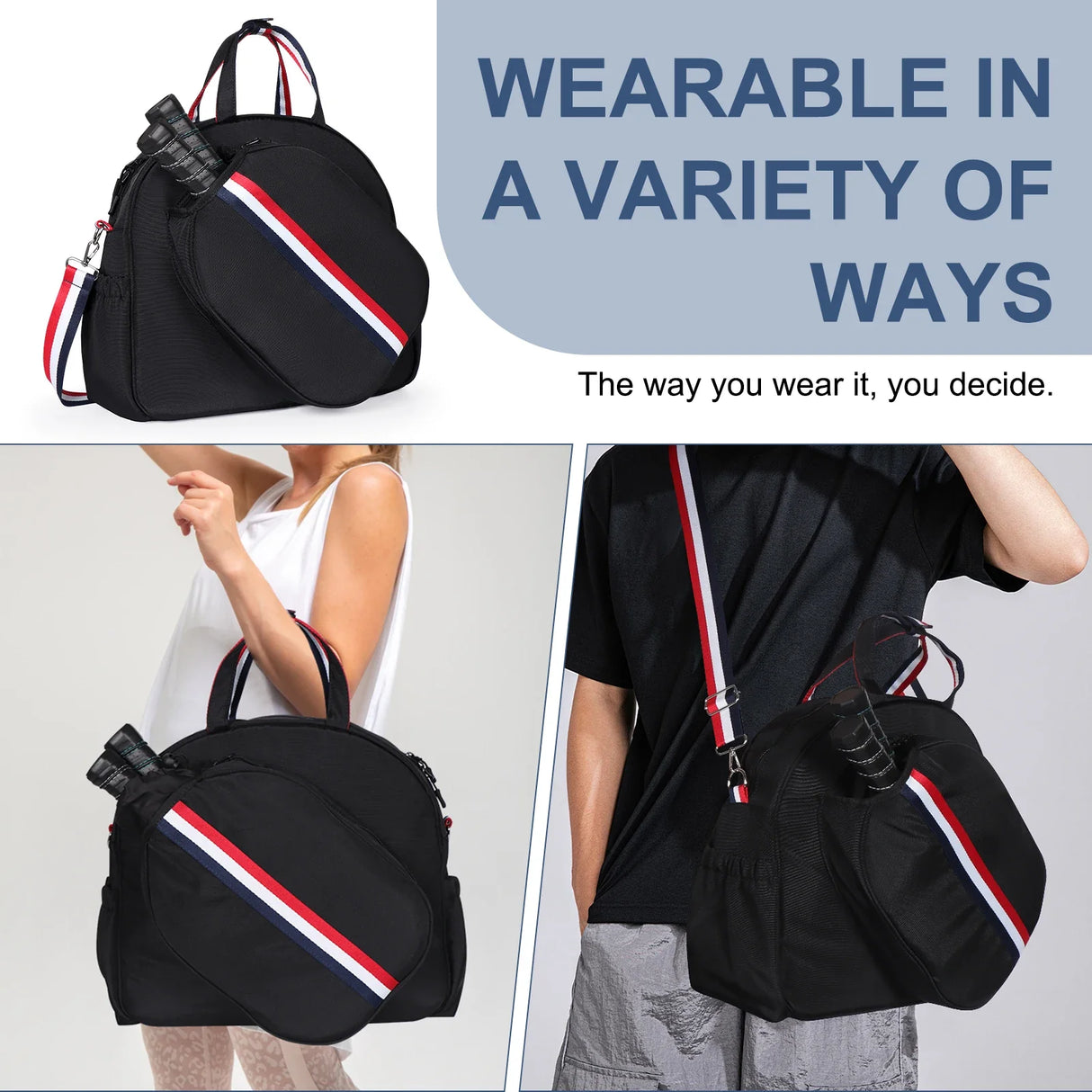 Adjustable Pickleball Paddle Backpack