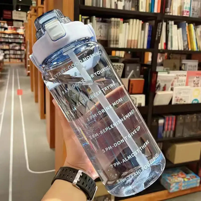 Portable Water Jug with Time Marker Stay Motivated