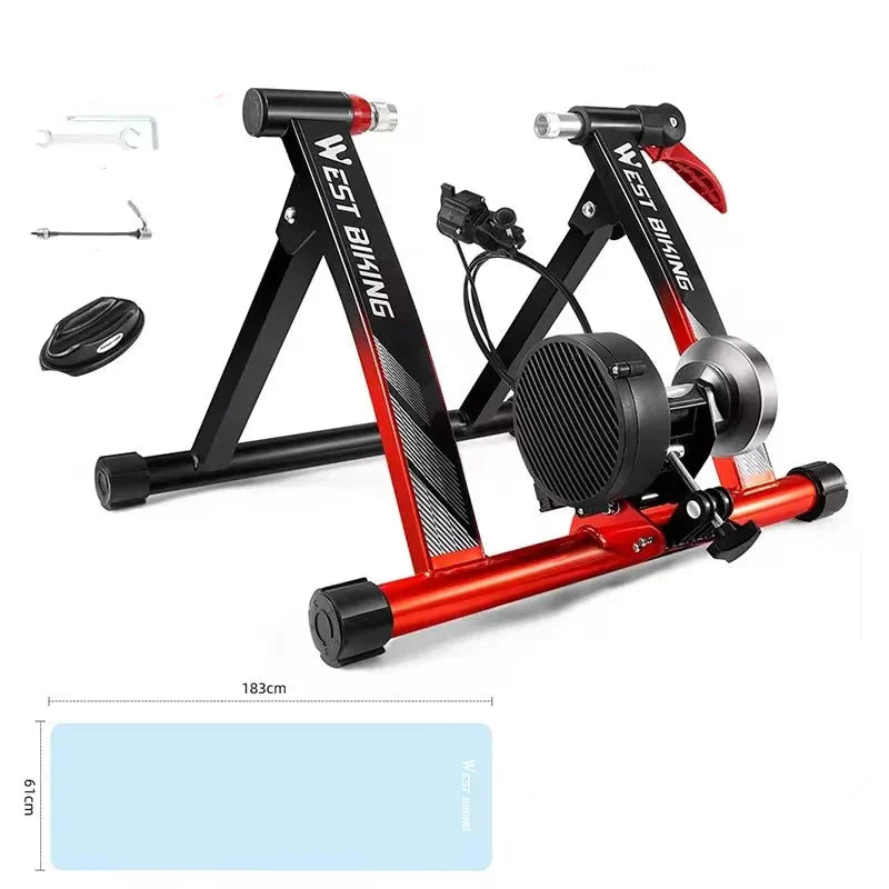Level Up Your Indoor Cycling 6-Speed Magnetic Bike Trainer
