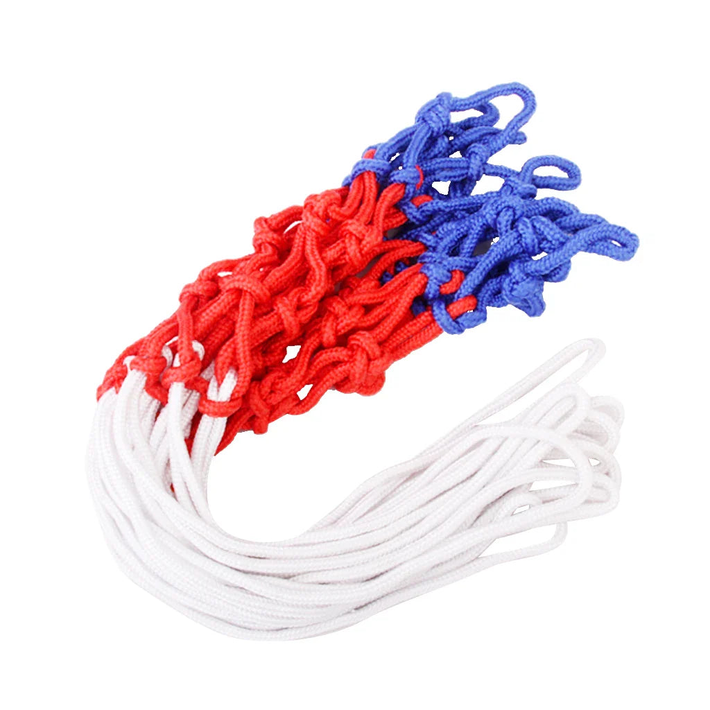 Standard Size Red White & Blue Basketball Net 6mm Nylon