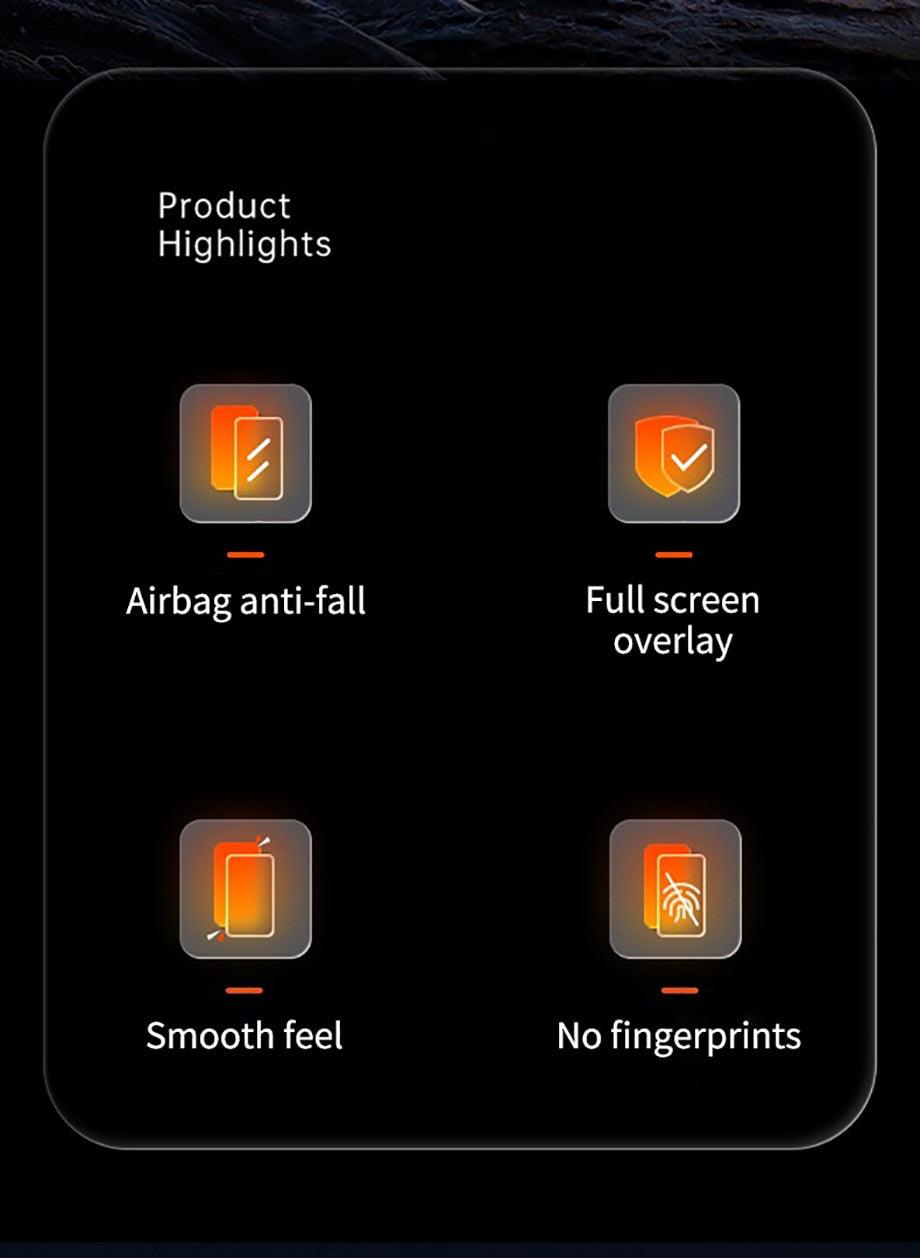 80D Full Protective Glass For iphone 6 7 8 Plus X Xr Xs Max SE Tempered Screen Protector iPhone 11 12 13 Pro Max Mini Glass Film Screen Protector with Full-Coverage, Easy Installation Frame