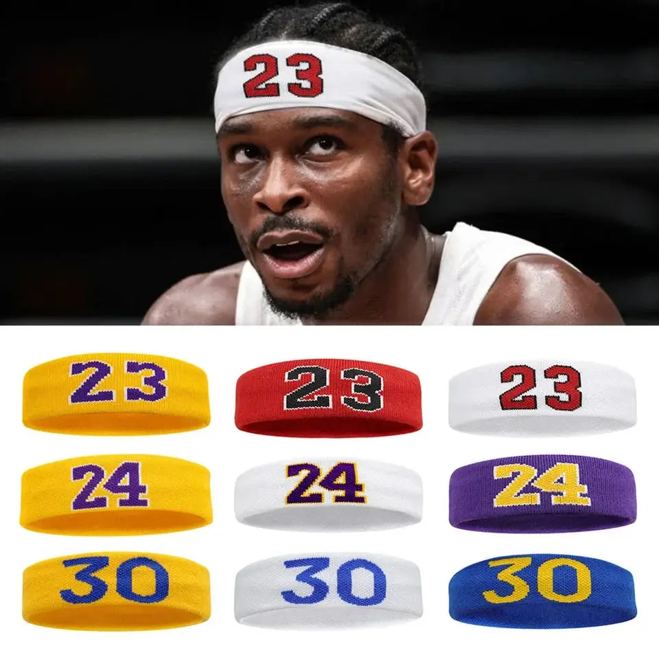 24" Cotton Athletic Headband Sweat Wicking & Durable