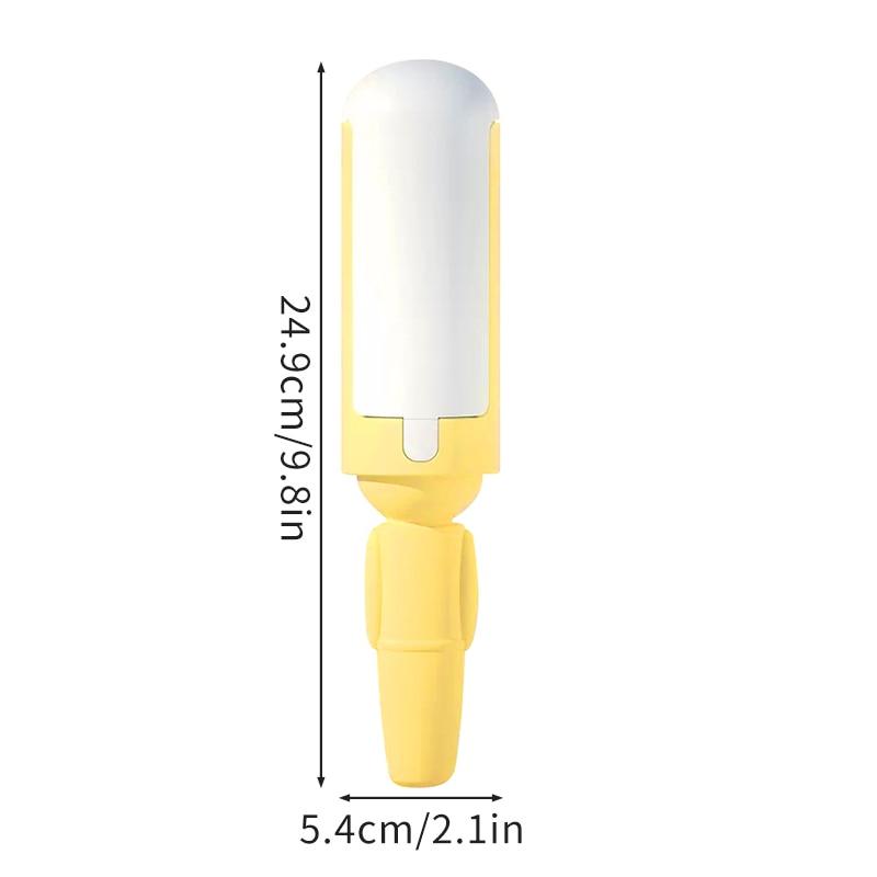Pet Hair Remover Lint Rollers Brushes Clothes Hairball Remover Brush Dust Sticky Cleaner Fur Clean Pet Hair Tools Reusable Pet Hair Remover with Self-Cleaning Base Pet Hair Double Sided Brush