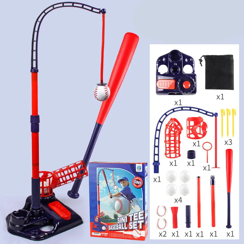 Kids 3 in 1 T Ball Set Perfect Gift for Indoor & Outdoor Play