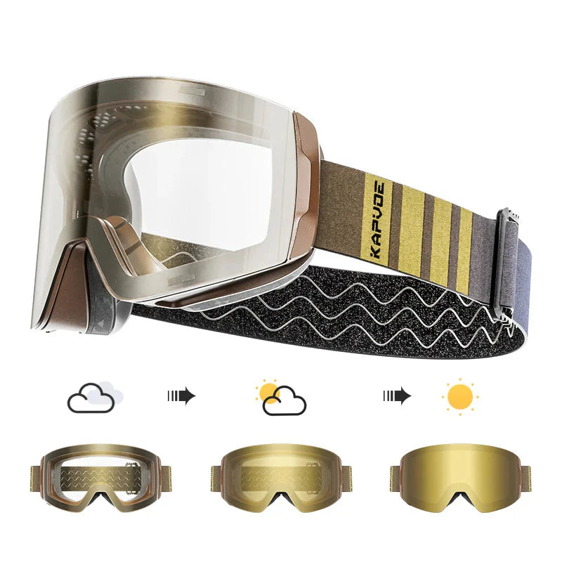 Ultimate Protection Magnetic Ski Goggles with OTG