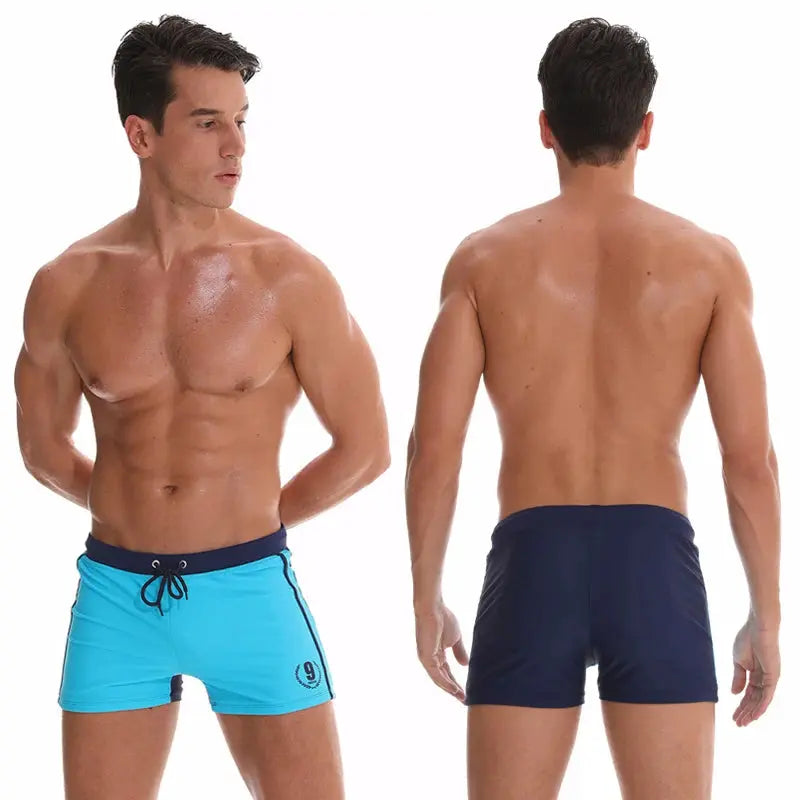 Men's Breathable Gym & Swim Shorts Adjustable Waist Quick Dry